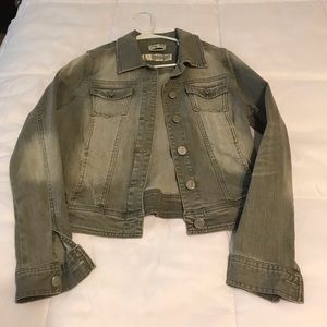 Gray denim jacket